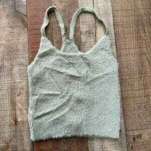 Pacsun LA Hearts sage green faux cashmere cami top xs